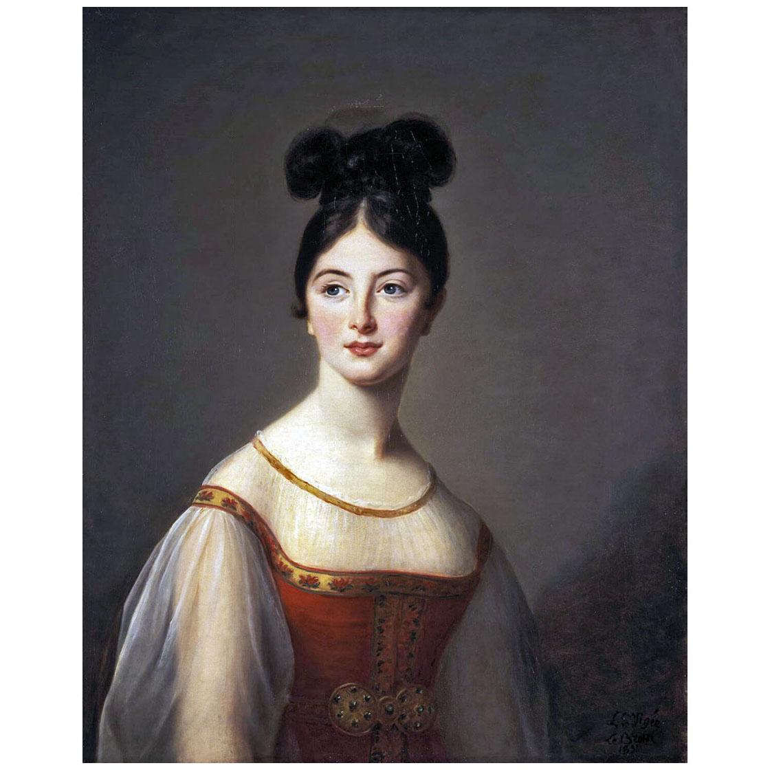 Elisabeth Vigee-Le Brun. Leontine de Rivier. 1831. Hermitage St-Petresburg