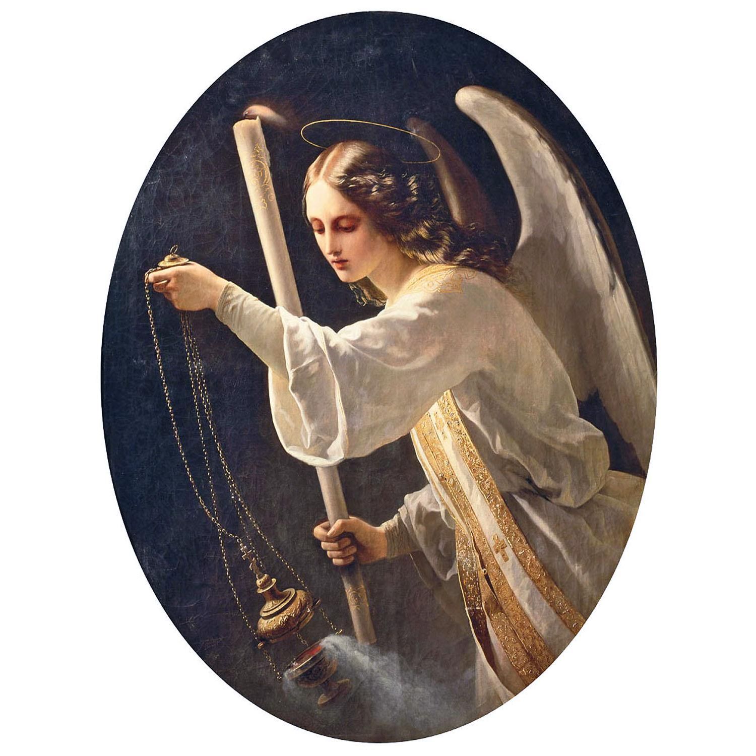 Тимофей Нефф. Ангел молитвы (Великая княжна Мария Николаевна). 1830. Русский музей