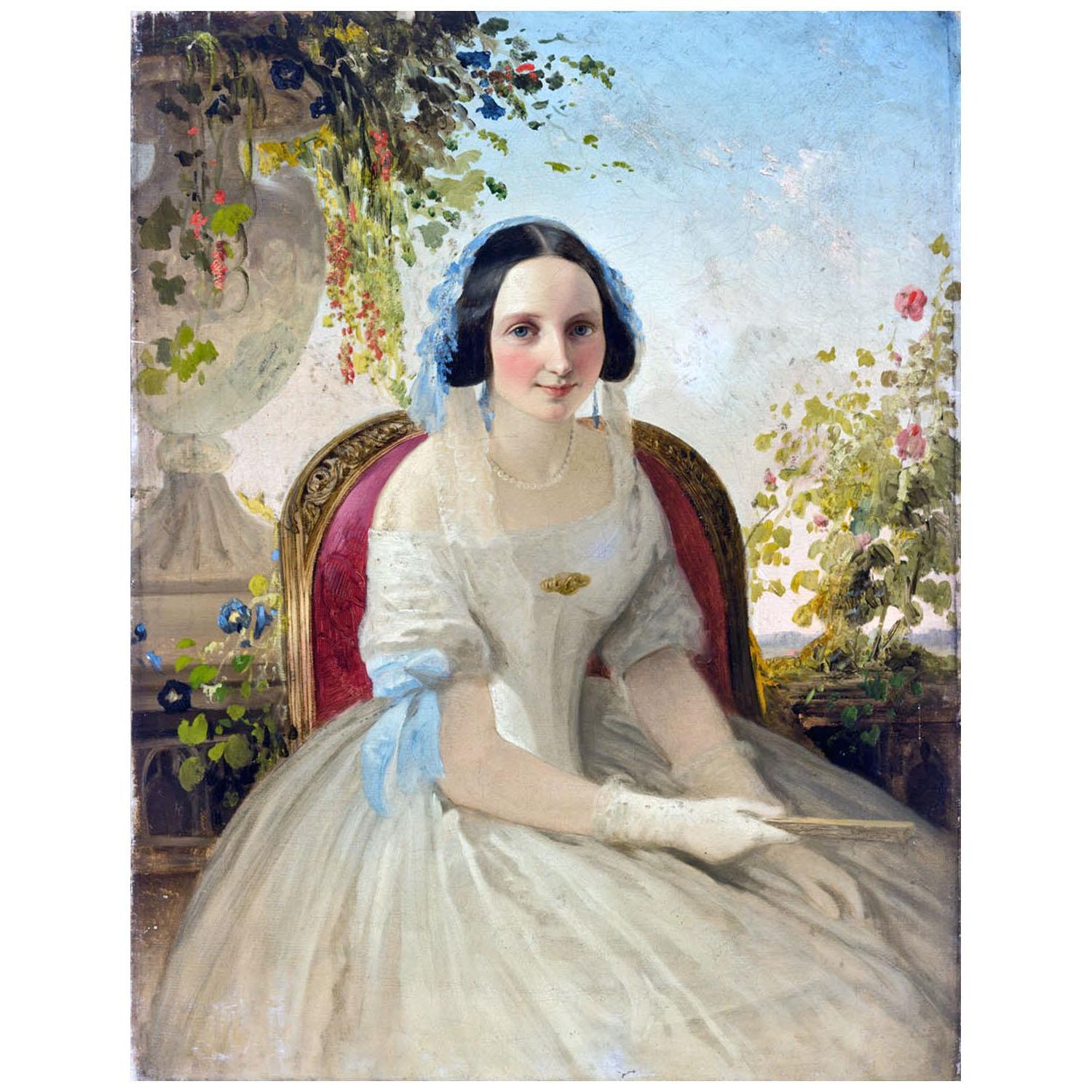 Тимофей Нефф. Женский портрет. 1837. Тартуский художественный музей