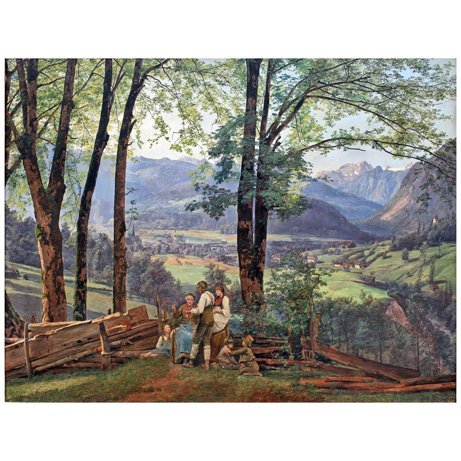Ferdinand Waldmüller. Blick auf Ischl. 1838. Alte Nationalgalerie Berlin