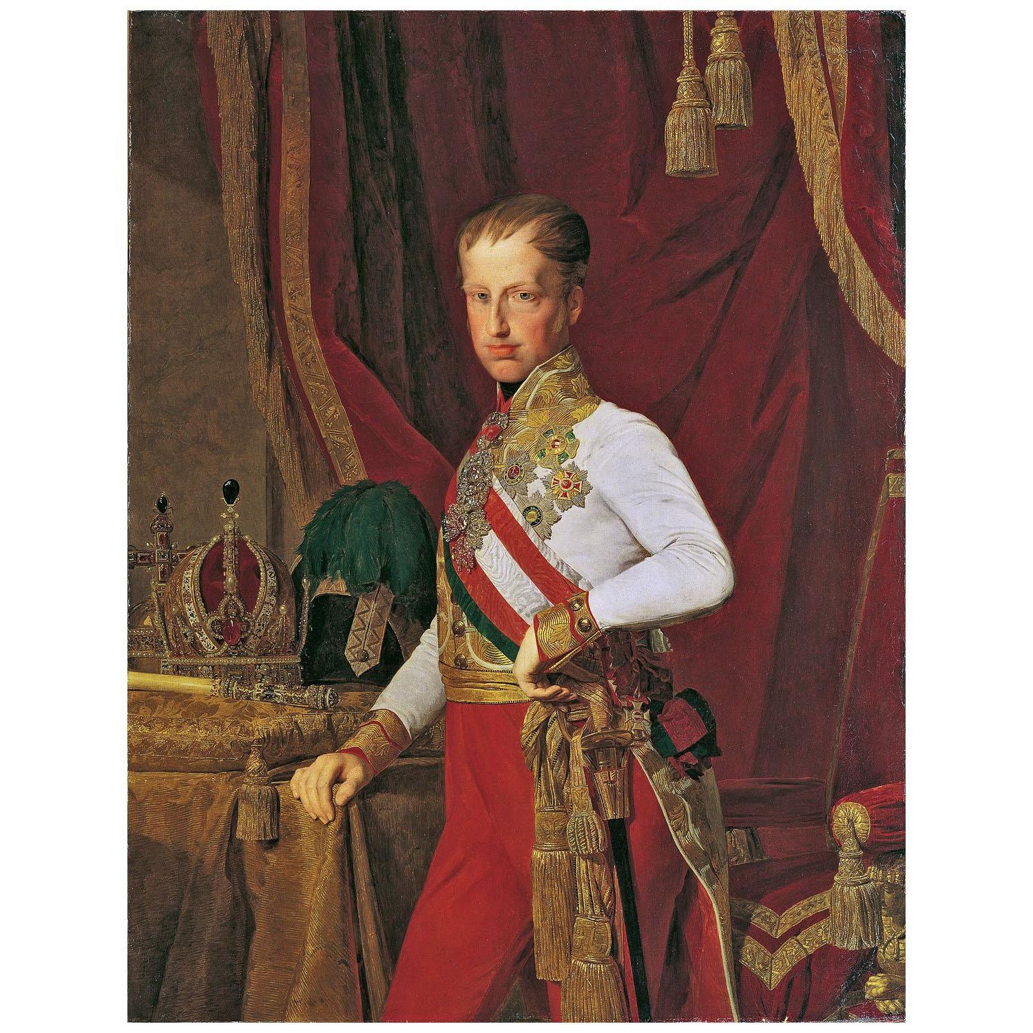 Ferdinand Waldmüller. Kaiser Ferdinand I. 1839. Belvedere Wien