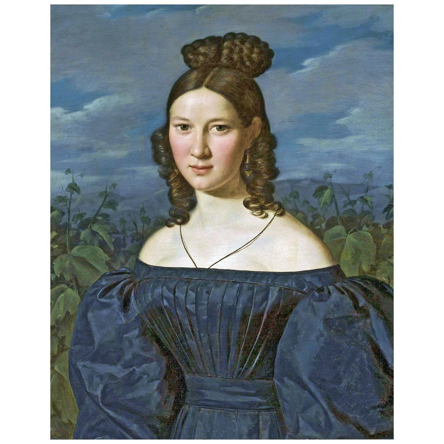 Ferdinand Waldmüller. Porträt einer jungen Frau. 1850. MNW Warszawa