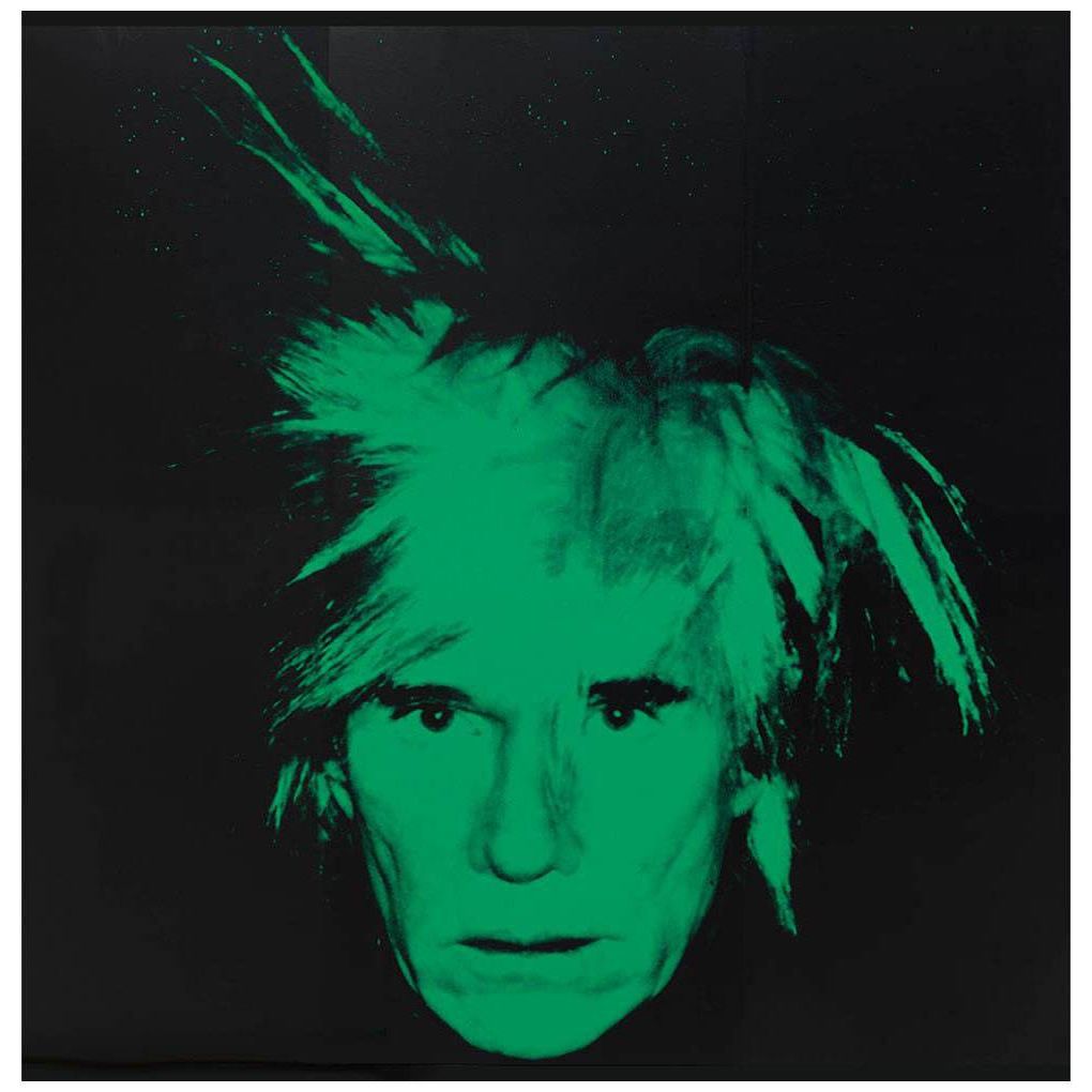 Энди Уорхол. Зеленый автопортрет. 1986