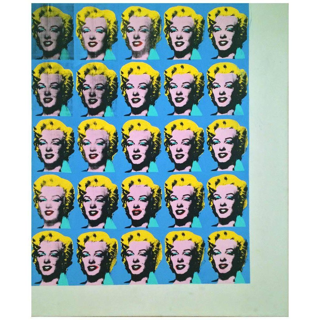 Энди Уорхол. 25 цветных Мерелин. 1962
