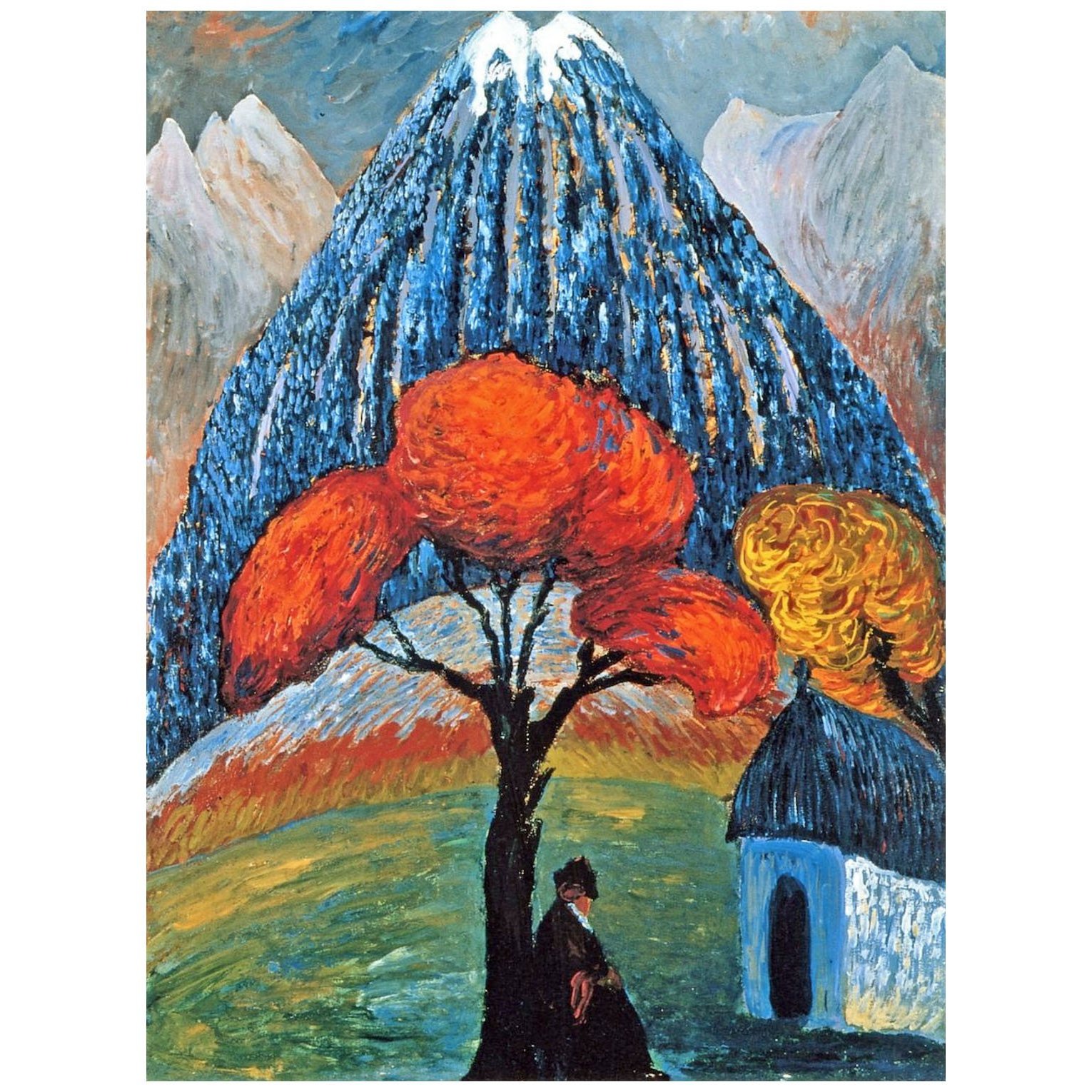 Марианна Веревкина. Красное дерево. 1910. Кюнстхалле Аскона