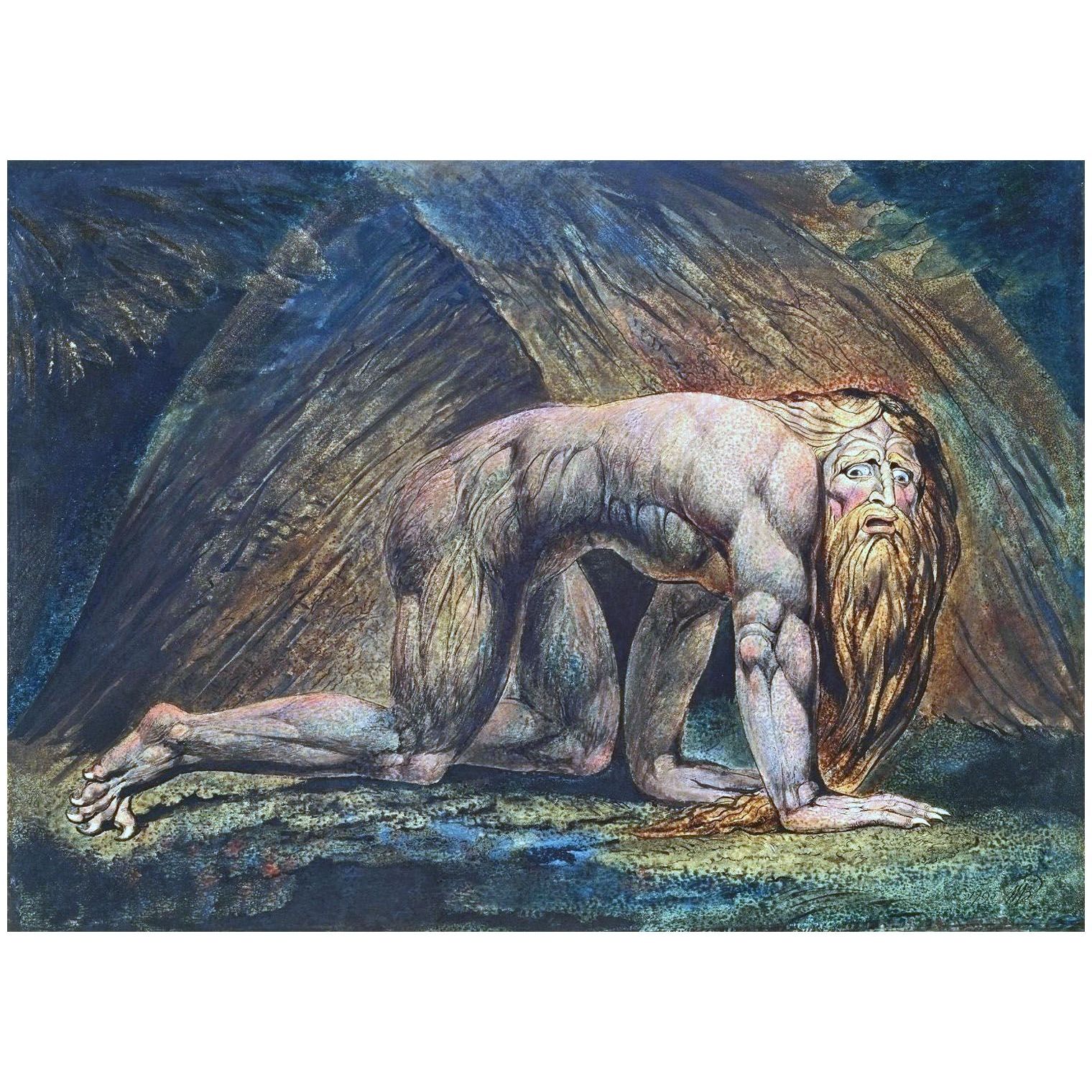 William Blake. Nebuchadnezzar. 1795/1805. Tate Britain