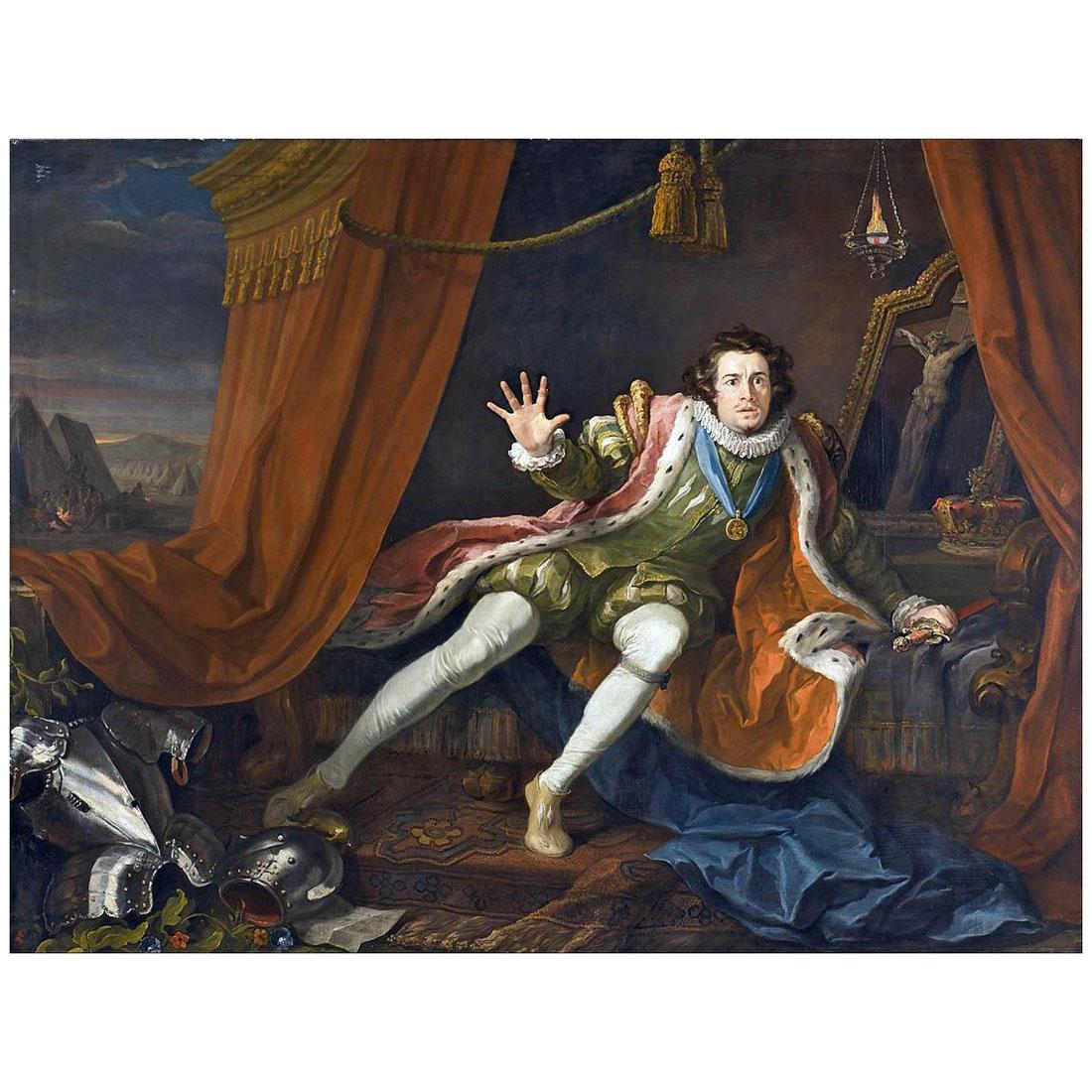 William Hogarth. David Garrick as Richard III. 1745. Walker Art Gallery Liverpool
