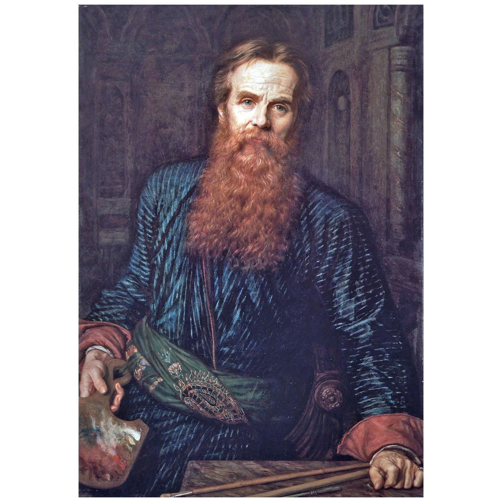 William Hunt. Self-portrait. 1867. Uffizi Gallery