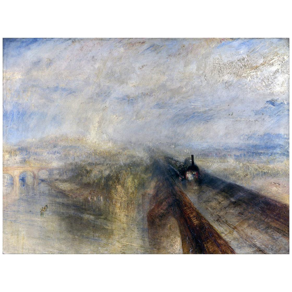 William Turner. Rain, Steam and Speed. 1844. National Gallery London
