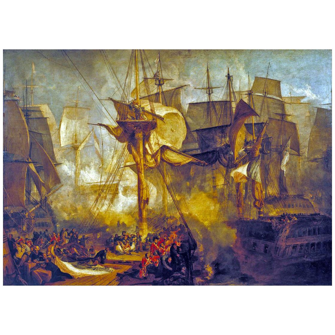 William Turner. The Battle of Trafalgar. 1806. Tate Britain