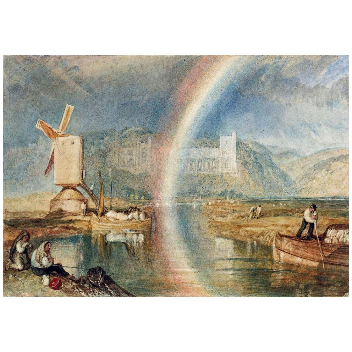 William Turner. Arundel Castle with Rainbow. 1824. British Museum