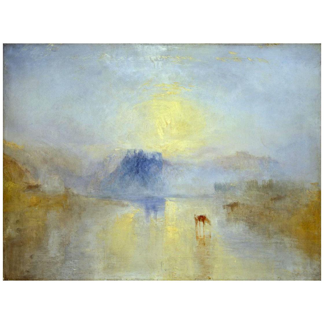 William Turner. Norham Castle. Sunrise. 1845. Tate Britain