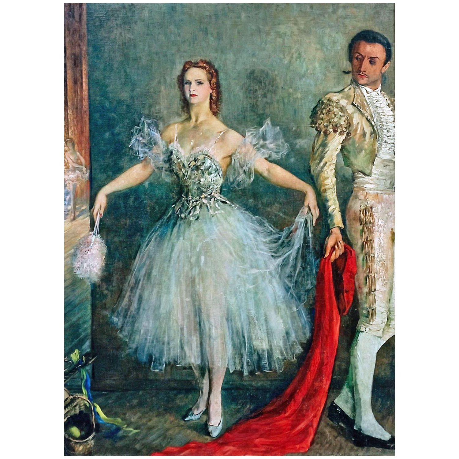 Петр Вильямс. Балерина Семенова. 1945. Художественный музей, Сочи 