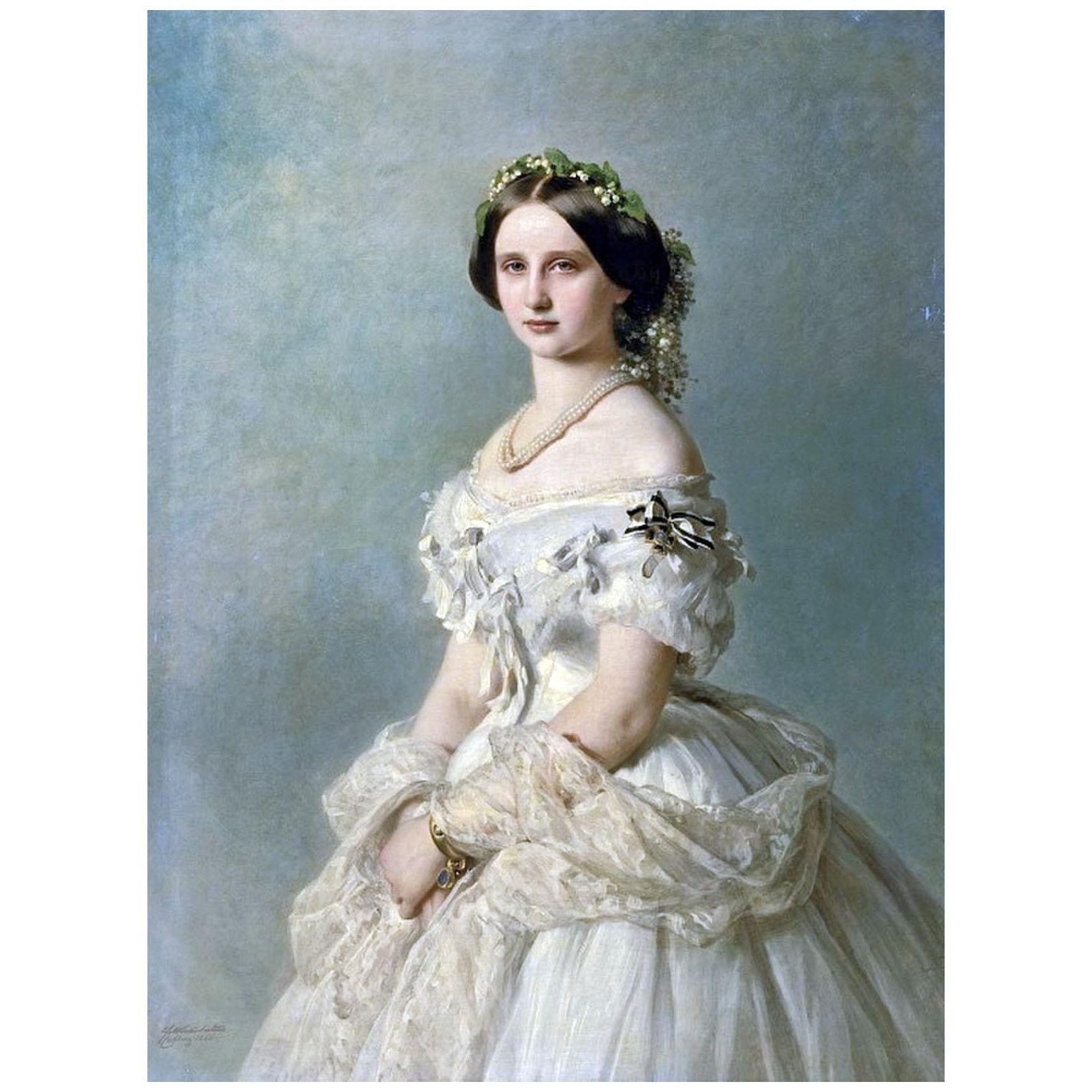Franz Winterhalter. Luise von Baden, Prinzessen von Preussen. 1856. Pushkin Museum