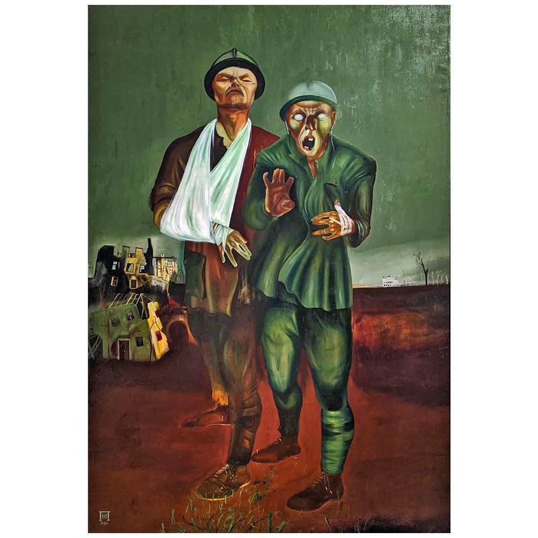 Юрий Пименов. Инвалиды войны. 1926. Русский музей