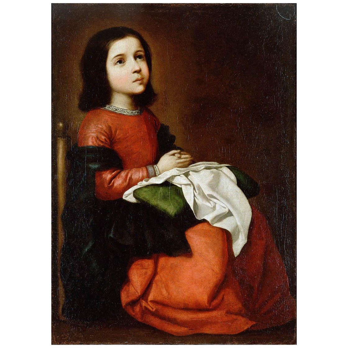 Francisco de Zurbaran. Maria niña. 1658-1660. Hermitage Museum