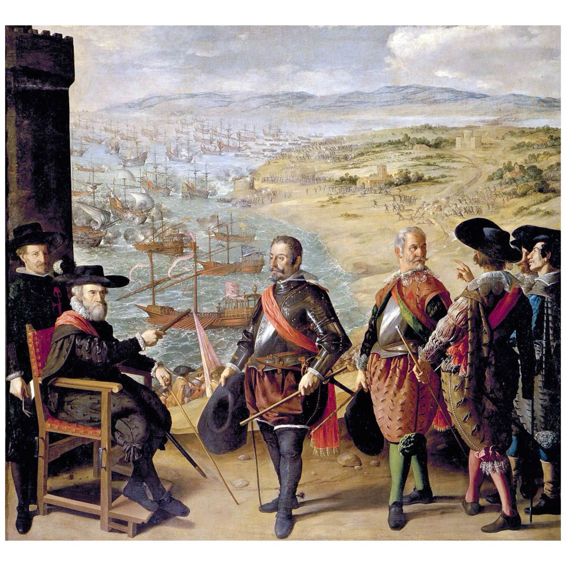 Francisco de Zurbaran. Defensa de Cadiz. 1634. Museo del Prado