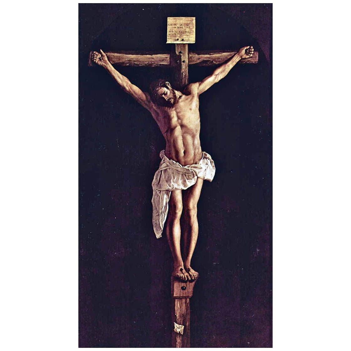 Francisco de Zurbaran. La Crucifixion. 1627. Museo Thyssen-Bornemizsa