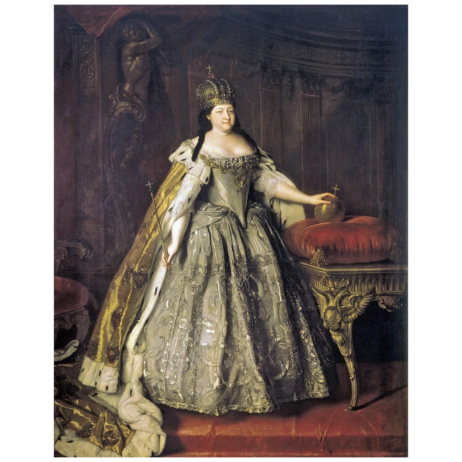 Луи Каравак. Императрица Анна Иоанновна. 1730. Третьяковская галерея