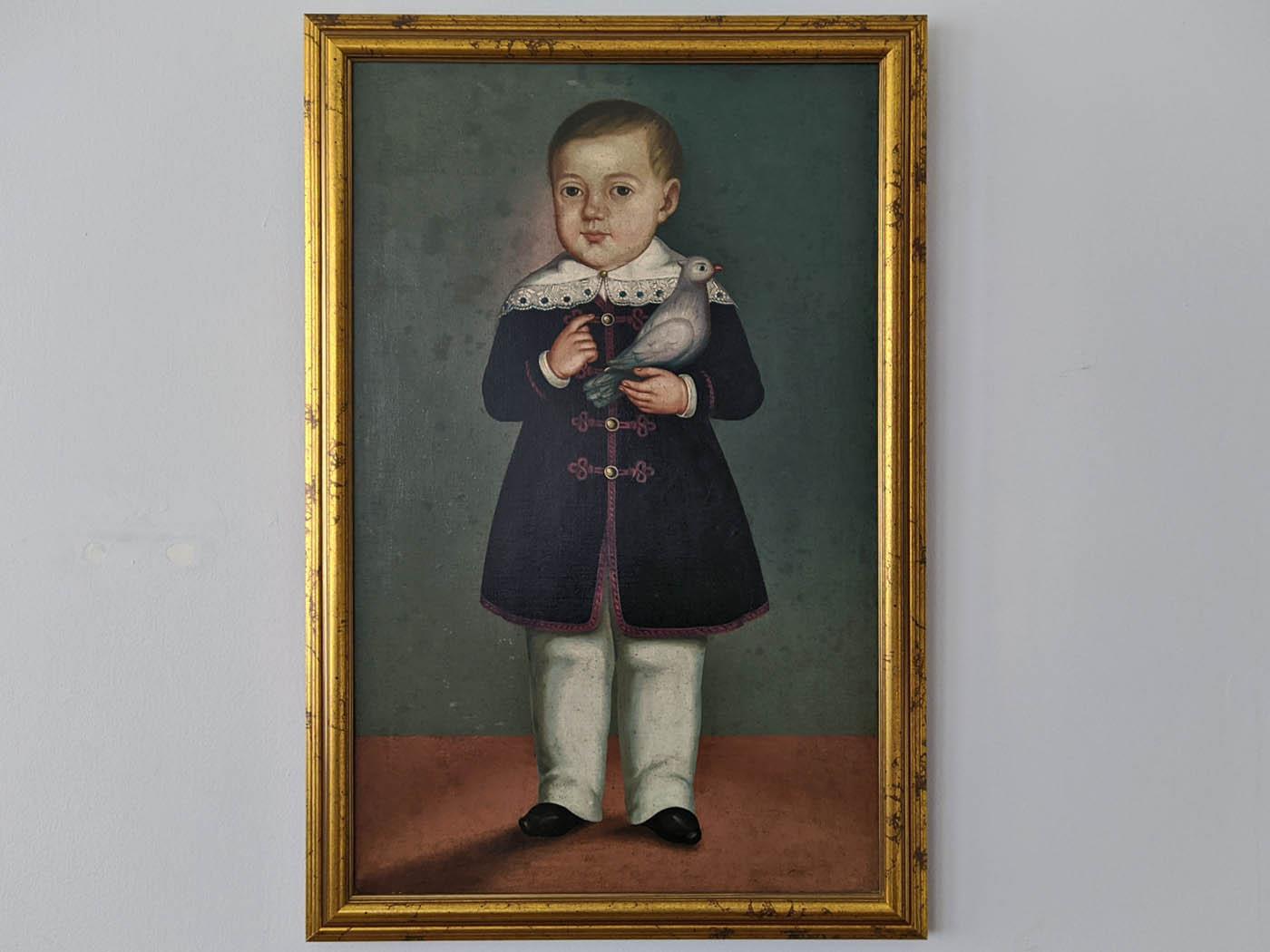 Арсение Петрович. Мальчик с голубем. 1852