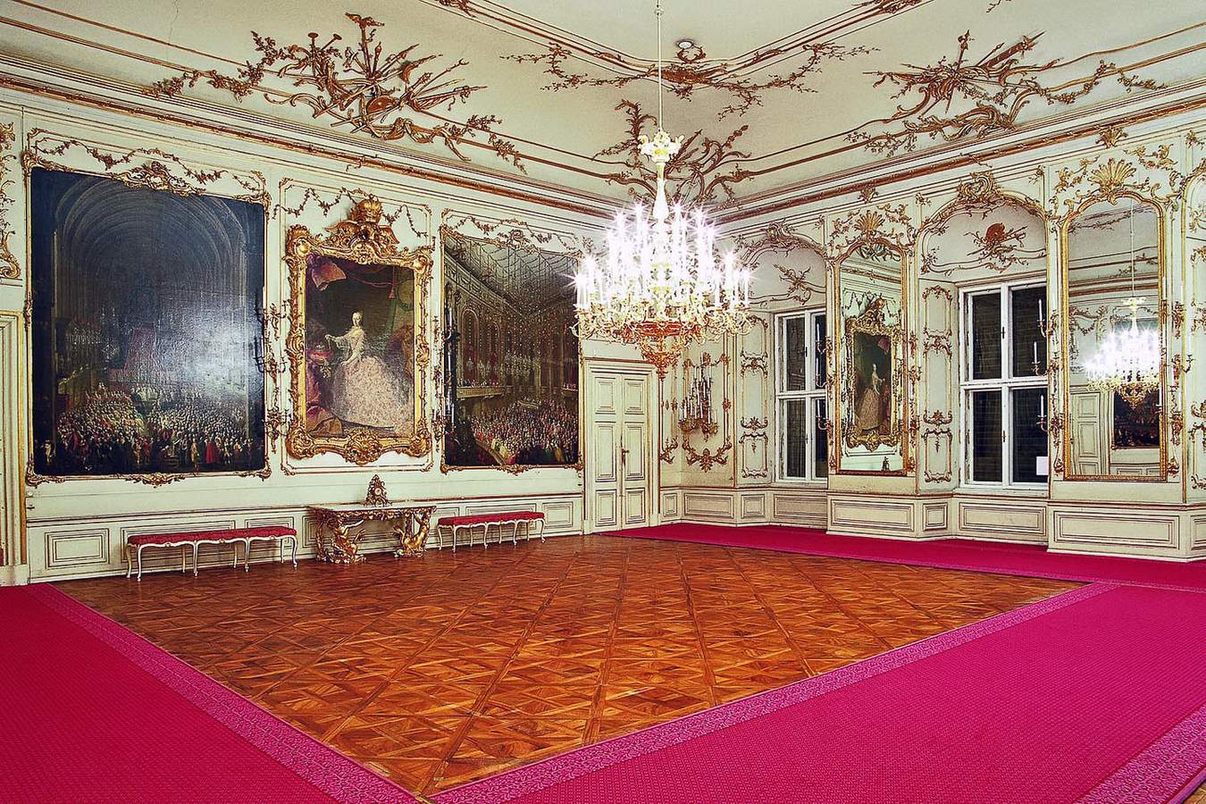 Schloss Schonbrunn. Церемониальный зал