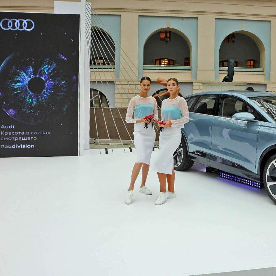 Стенд Audi на Cosmoscow 2019