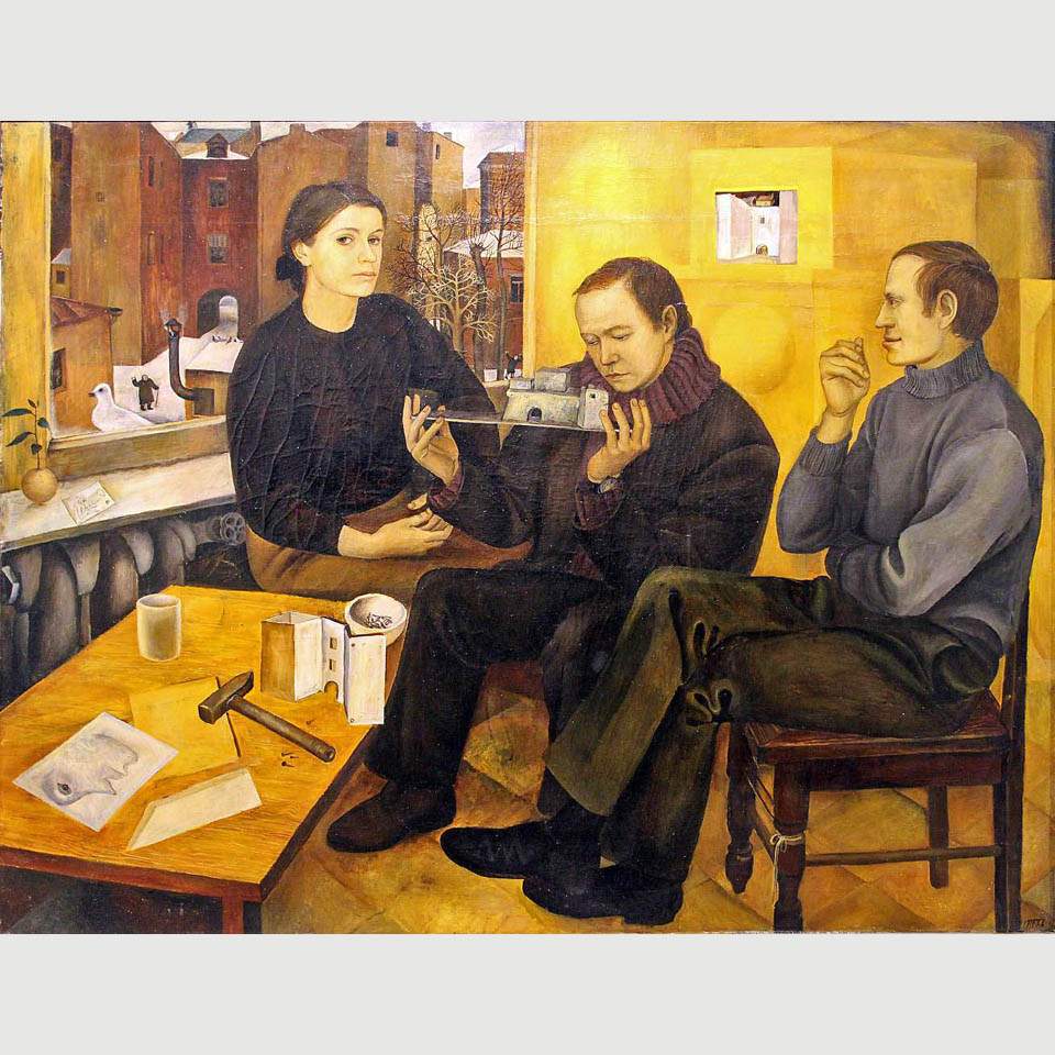 Татьяна Назаренко. Молодые художники. 1968, х., м.