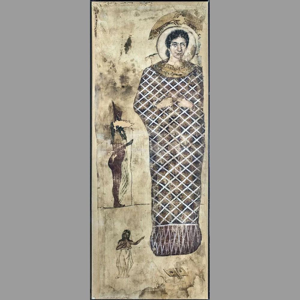 Пелена погребальная с изображением женщины