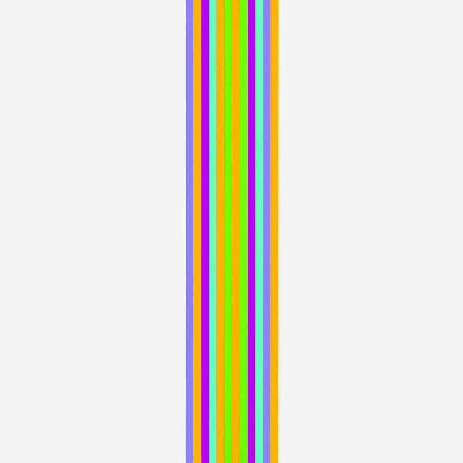 Richard Paul Lohse. Interpenetration of five color progressions