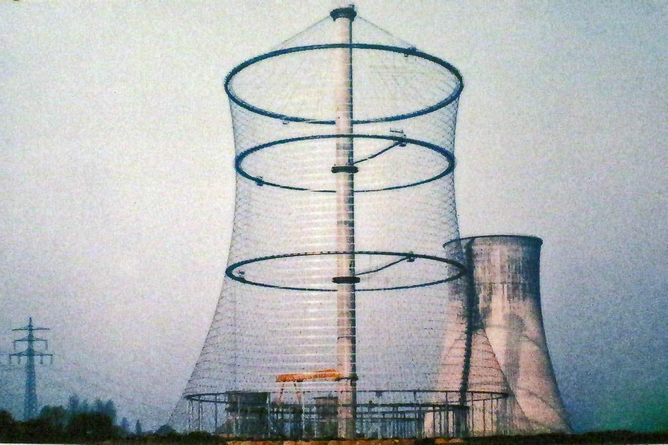 Градирня в Шмехаузен. Хамм, Германия. Инженер Йорг Шлайх. 1964