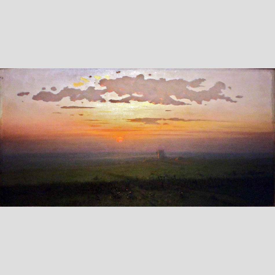 Архип Куинджи. Закат в степи. 1900