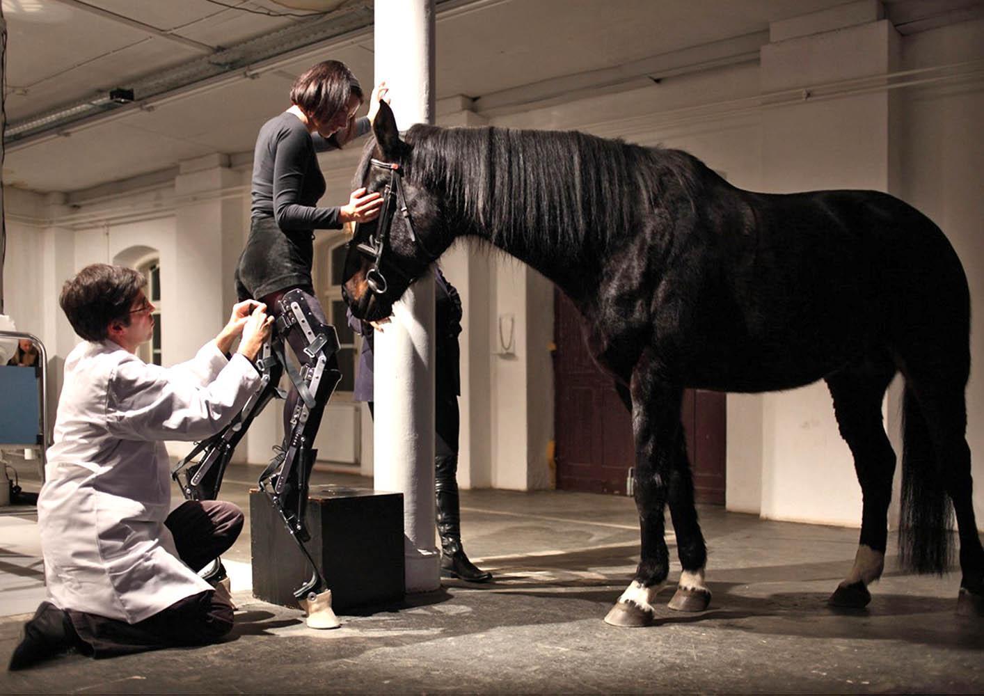 Art Oriente objet. Да живет лошадь во мне, биоперфоманс. 2011