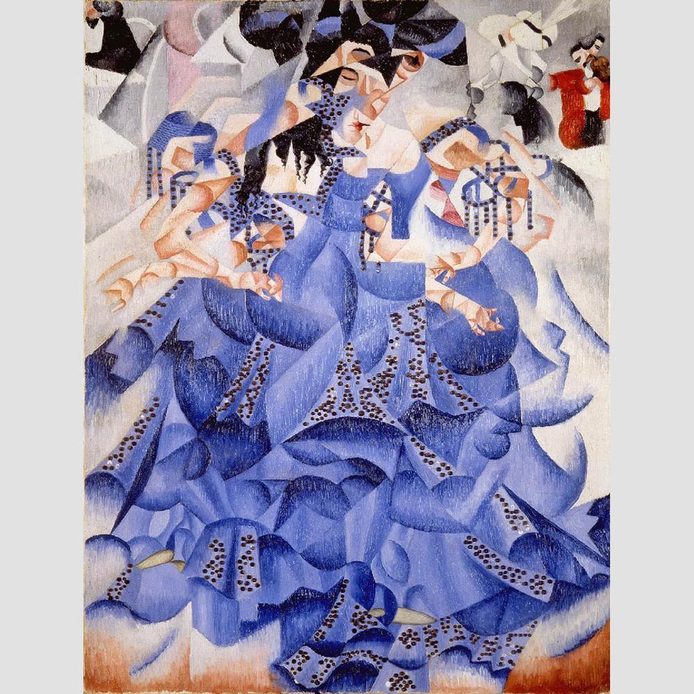 Джино Северини. Голубая танцовщица. 1912