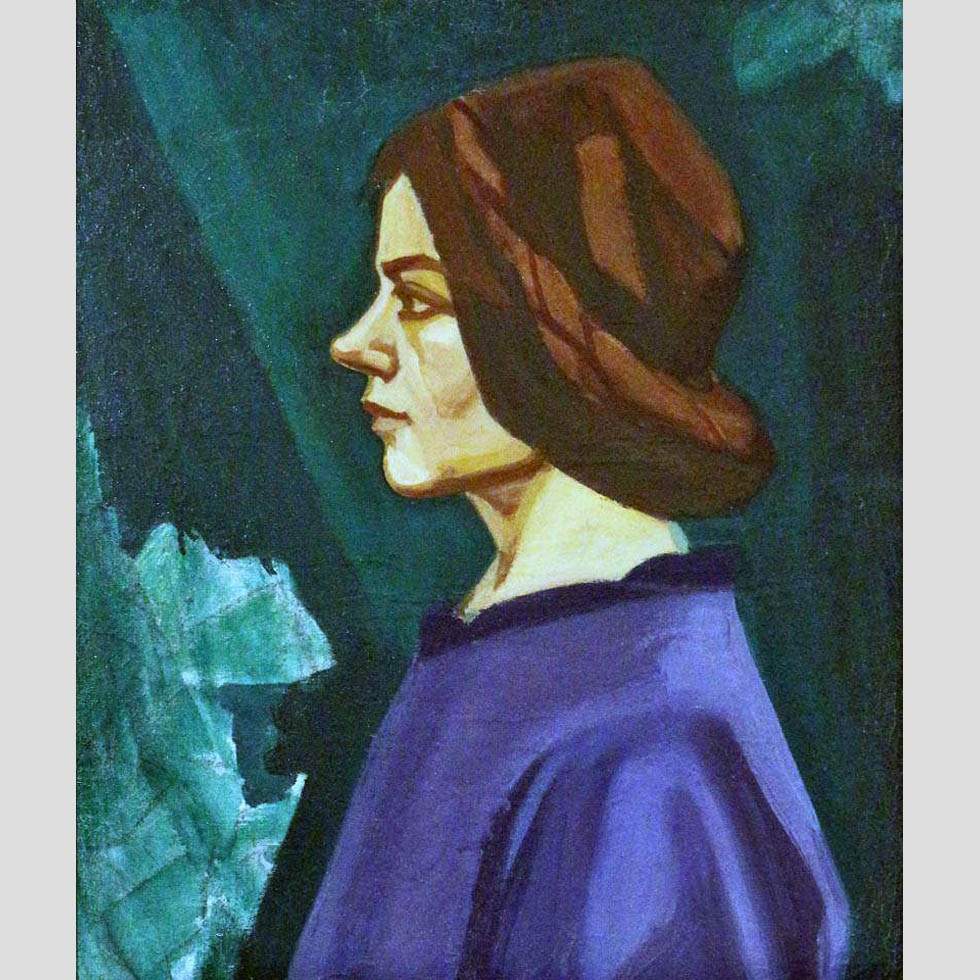 Ольга Розанова. Женский портрет. 1910-12 