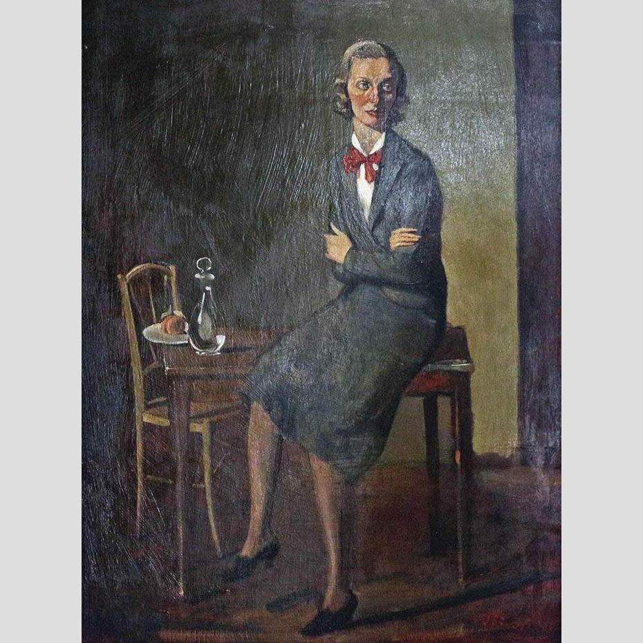 Balthus. Portrait of Mrs. Paul Cooly. 1937