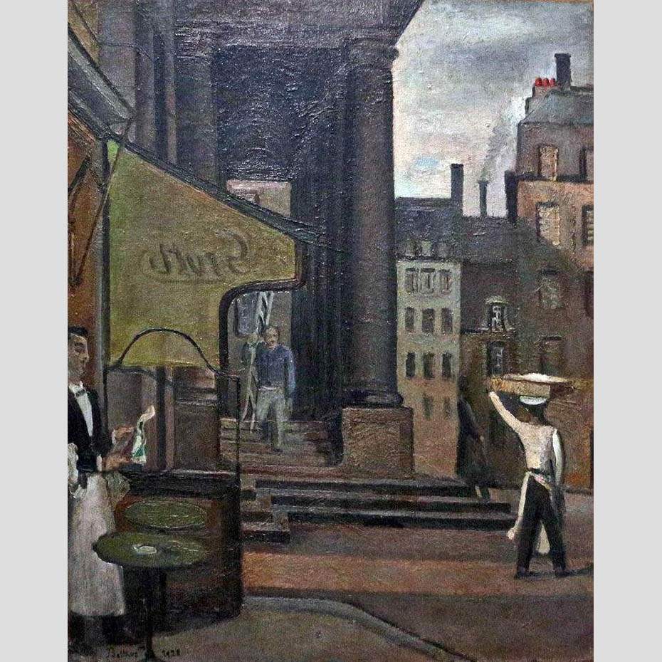Balthus. Place de l’Odeon. 1928