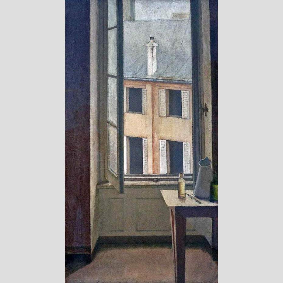 Balthus. The Window. Cour de Rohan. 1951
