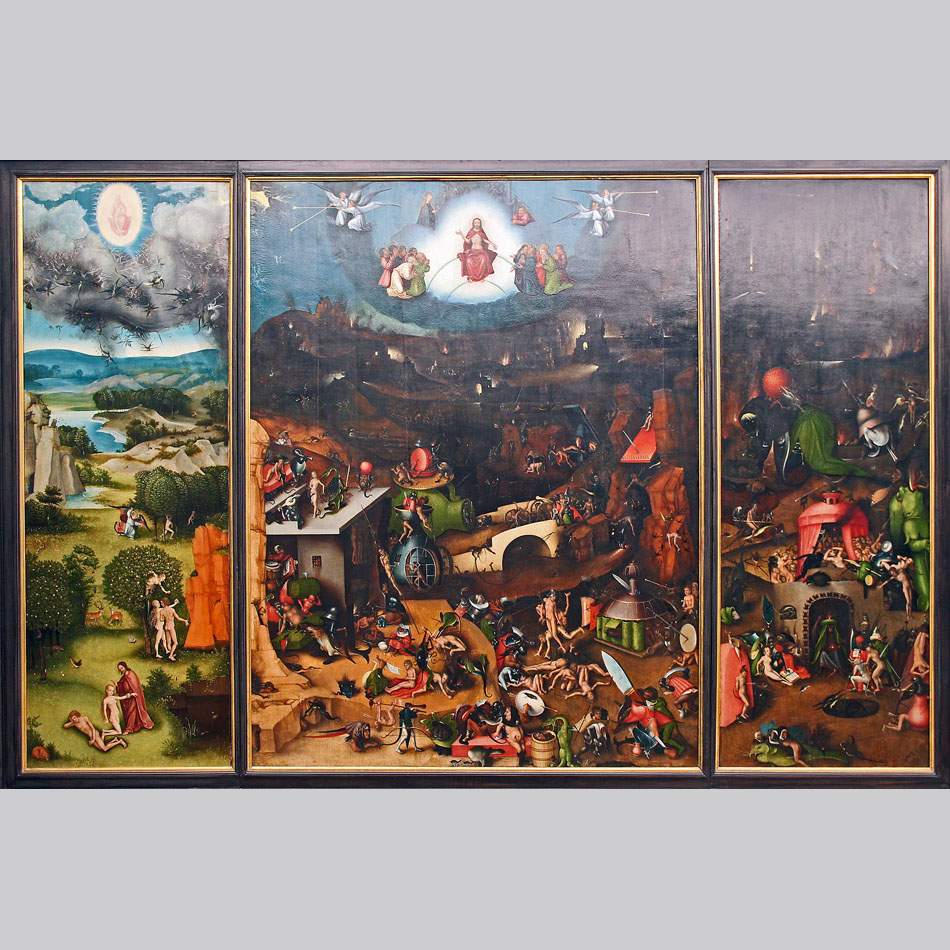 Лукас Кранах Старший. Копия картины И. Босха Страшный суд. 1520-1525