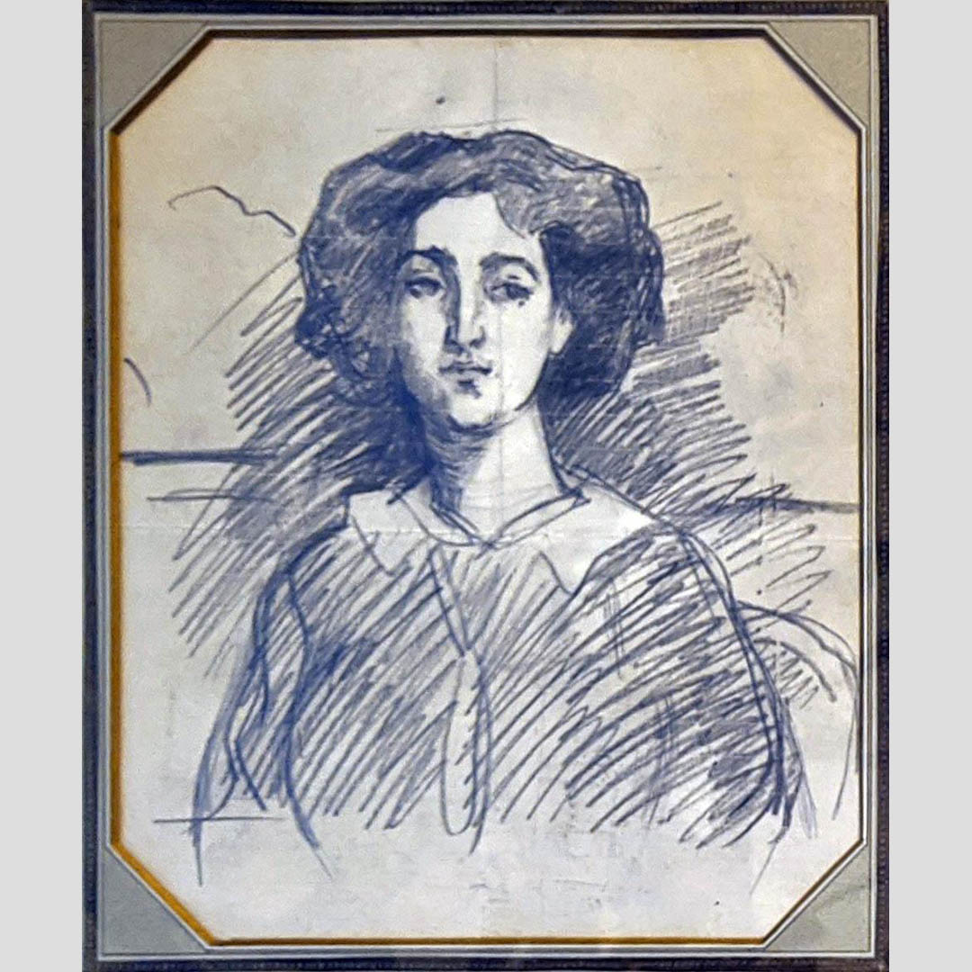 Николай Сапунов. Портрет Анфисы Комиссаржевской. 1910-е