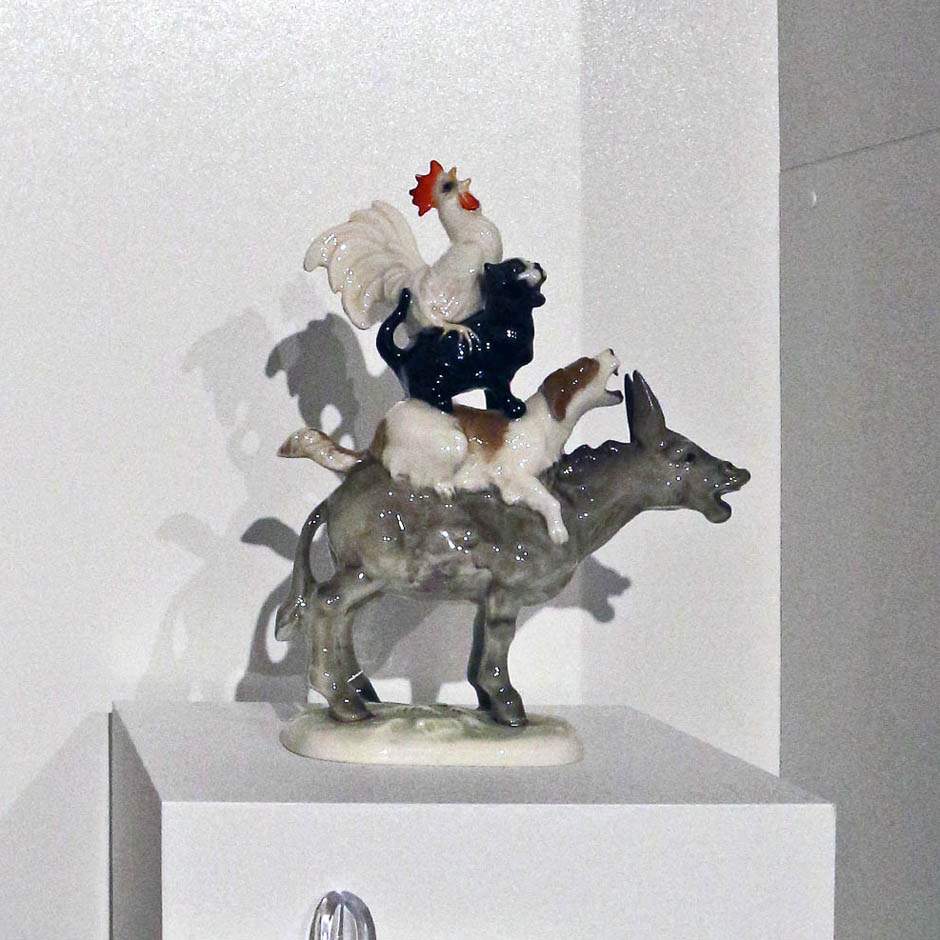 Katja and Fabian Lieber. Porcelain Figurine. 1960s