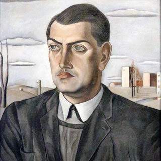 Salvador Dali. Portrait of Luis Bunuel. 1924