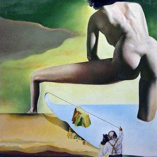 Salvador Dali. Dali Lifting the Skin of the Mediterranean Sea. 1978