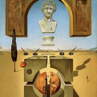 Salvador Dali. Dematerialization Near the Nose of Nero. 1947