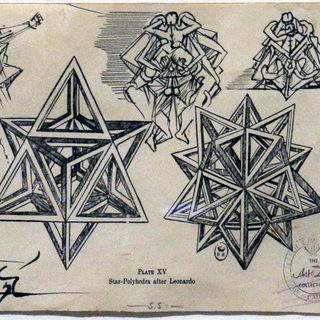 Salvador Dali. Illustration for the Book 50 Secrets of Magic Craftsmanship. 1947