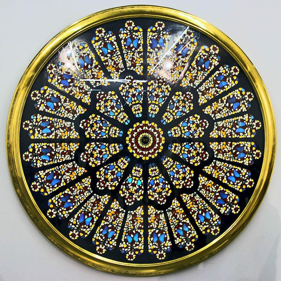 Damien Hirst. The rose window, Durham Cathedral. 2008