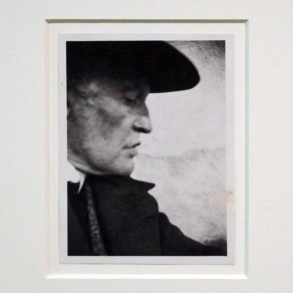 Эдвард Мунк. Автопортрет в шляпе. Фотография 1930