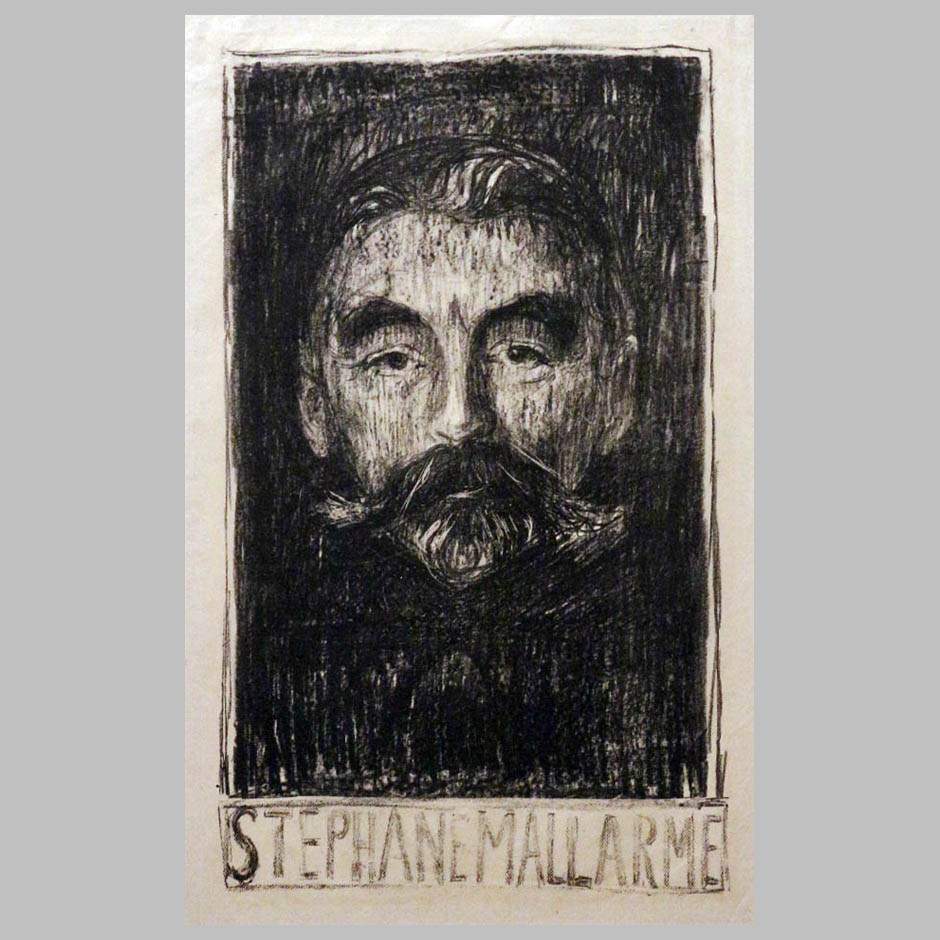Эдвард Мунк. Стефан Малларме. 1896