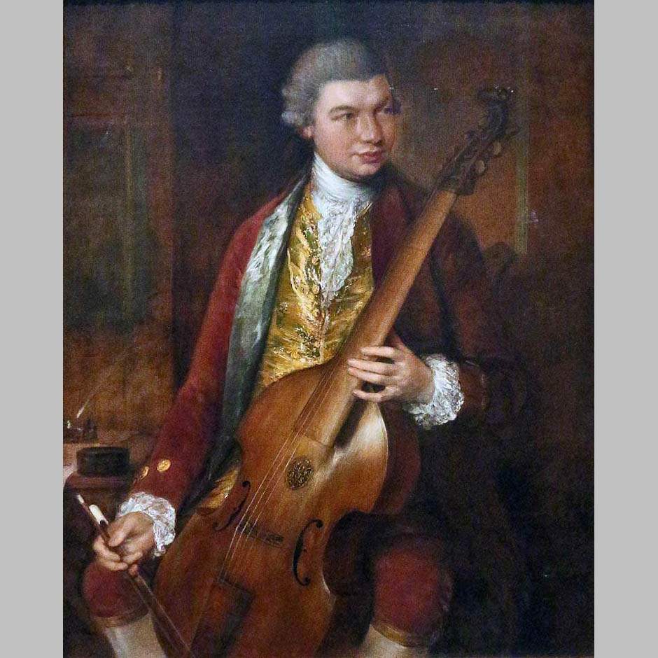 Томас Гейнсборо. Портрет Карла Фридриха Абеля. Ок. 1765