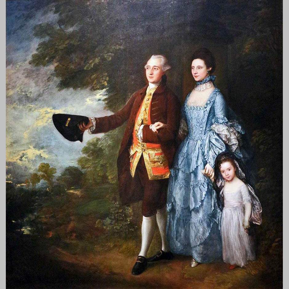 Томас Гейнсборо. Портрет семьи Джорджа Байяма. 1762-66