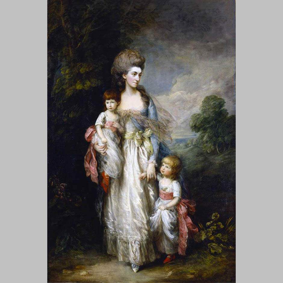 Томас Гейнсборо. Миссис Элизабет Муди с сыновьями. 1779-85